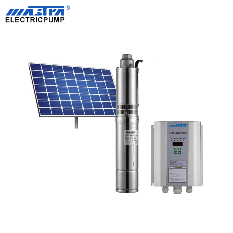Zestaw solarnych zatapialnych pomp śrubowych MASTRA Solarny system pomp wodnych DC 1 Zatapialna pompa ściekowa o mocy 3 KM z pionową