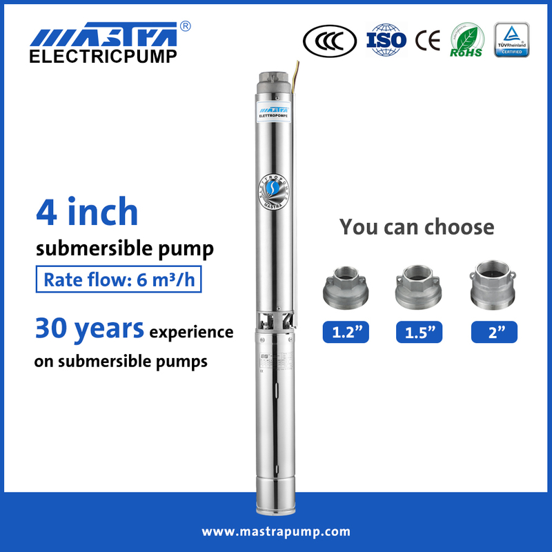 Mastra 4인치 수중 펌프 R95-ST 수중 우물 펌프 대리점