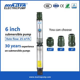 Mastra 6 inch deep well submersible pump R150-FS high head submersible pump