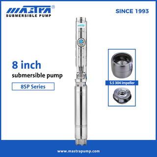 MASTRA 8 လက်မ All Stainless Steel Submersible Borehole Pump 8SP Series Deep Well Pump