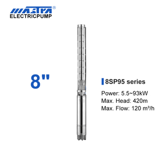 Mastra 8 inch stainless steel submersible pump - 8SP series 95 m³/h rated flow