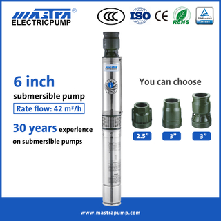 Mastra 6 inch submersible irrigation pump manufacturers R150-GS electric submersible pump