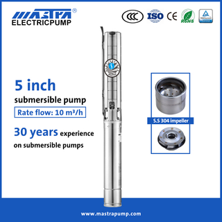 Mastra 5 inch hindi kinakalawang na asero submersible well pump tagagawa 5SP AC Solar agriculture water pump