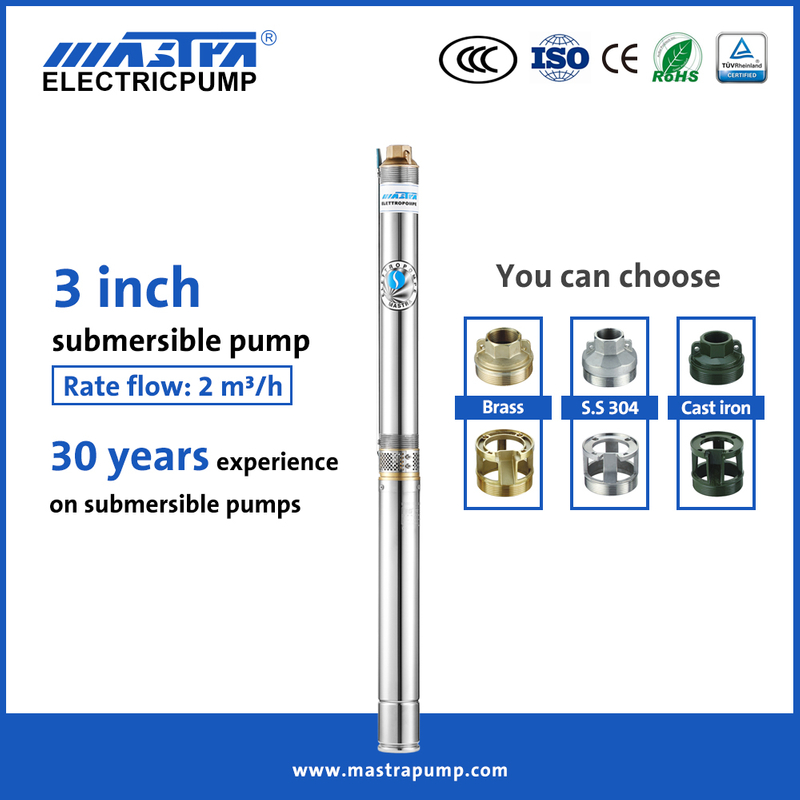 Mastra 3 duim dompelpomp R75-T2 1/2 pk Grundfos dompelpomp