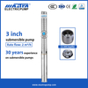 Mastra 3 inch hindi kinakalawang na asero submersible pump tagagawa 3SP ac submersible pump