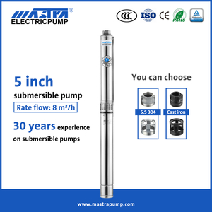 Mastra 5 inch Submersible water Pump manufacturers R125 submersible pump suppliers