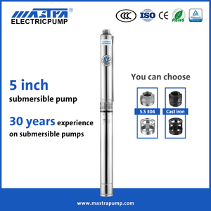 ספק משאבת באר צוללת MASTRA 5 אינץ' R125 סדרת נירוסטה משאבת באר עמוק טבולה