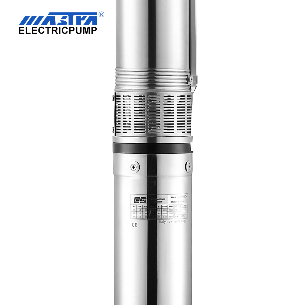 Mastra 5 inch stainless steel Submersible water Pump R125 best rated submersible deep well pumps