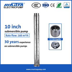 Mastra 10 inch stainless steel submersible water pump supplier 10SP deep well submersible pump