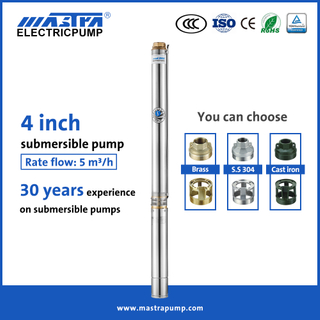 Mastra 4 inch deep well submersible water pump R95-BF Stainless steel pump
