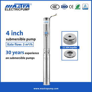 Mastra 4 inch full stainless steel Submersible water pump 4SP deep well submersible pump