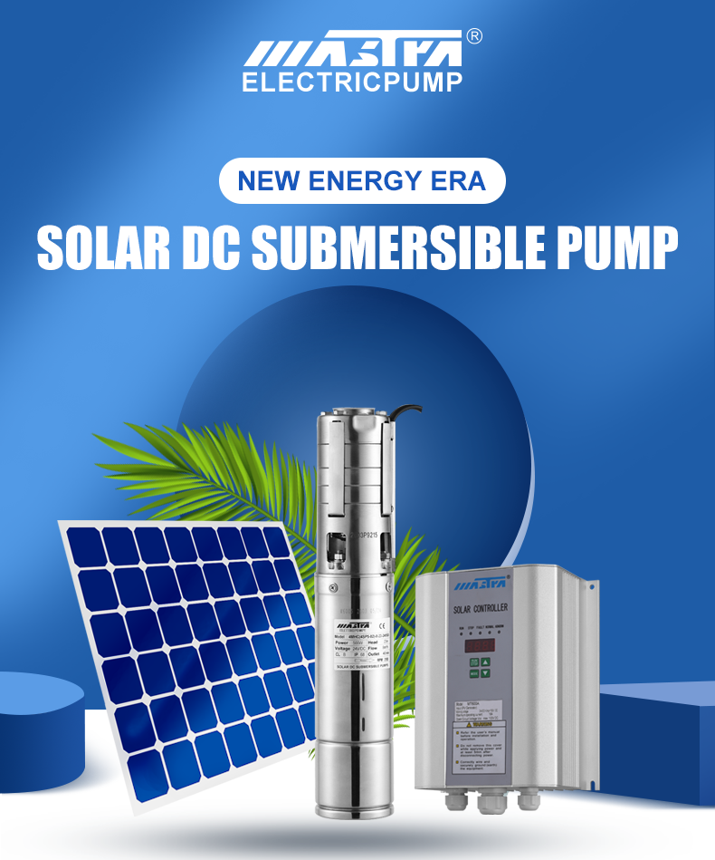 MASTRA Full Stainless steel deep well pumps Solar DC water Pump system