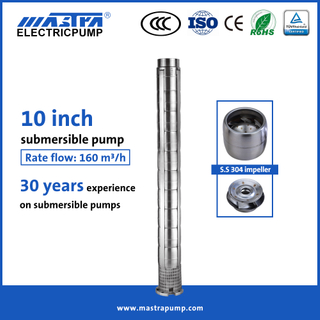 Mastra 10 pollici tutto in acciaio inox motore pompa Franklin sommergibile 10SP160 Cina pompa acqua sommergibile