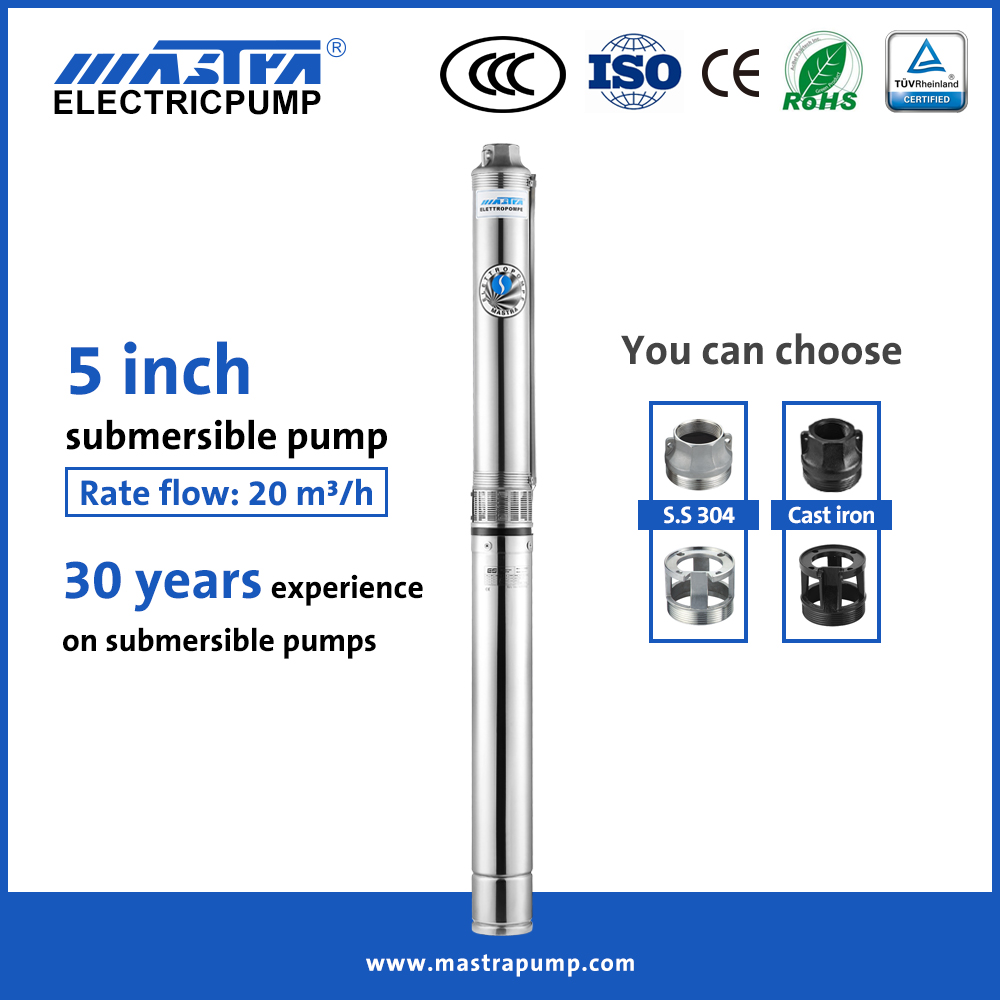 Mastra 5 inch Submersible deep well Pump R125 10 hp submersible pump