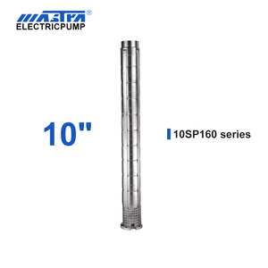 10-цалевы погружной помпа з нержавеючай сталі Mastra - серыя 10SP 160 м&sup3;/г, намінальны паток рухавіка 0,5 к.с., цана крыльчаткі