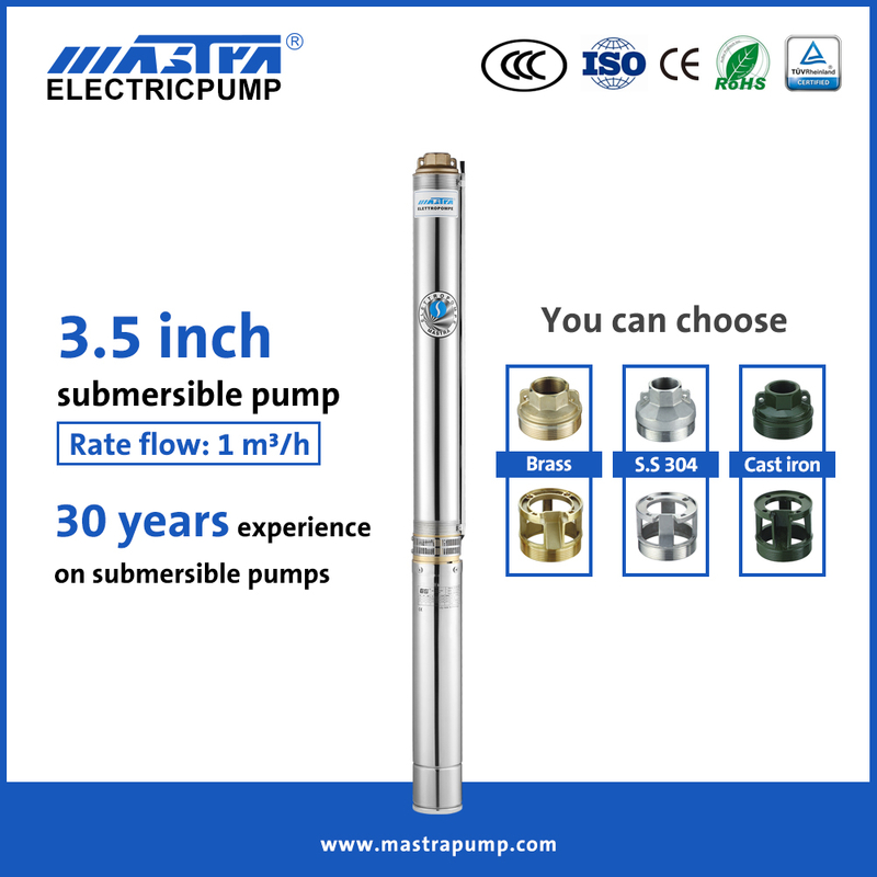 Pompa sommergibile per pozzo sommergibile Mastra da 3,5 pollici Pompa sommergibile automatica R85-QX