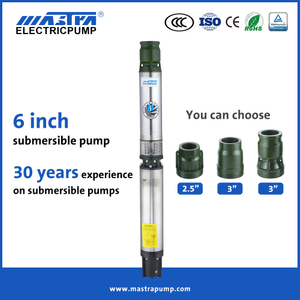 Mastra 6 inch AC Solar water pump manufacturers R150-ES deep well Submersible Solar water pump