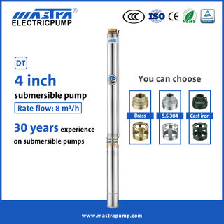 Mastra 4 inch deep well water pump suppliers R95-DT submersible water pump for fountain