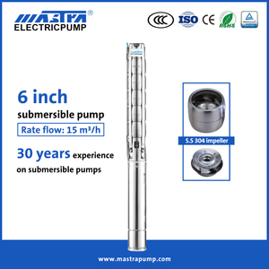 Mastra bomba de po&ccedil;o submers&iacute;vel de a&ccedil;o inoxid&aacute;vel de 6 polegadas 6SP grundfos bombas de po&ccedil;o submers&iacute;veis